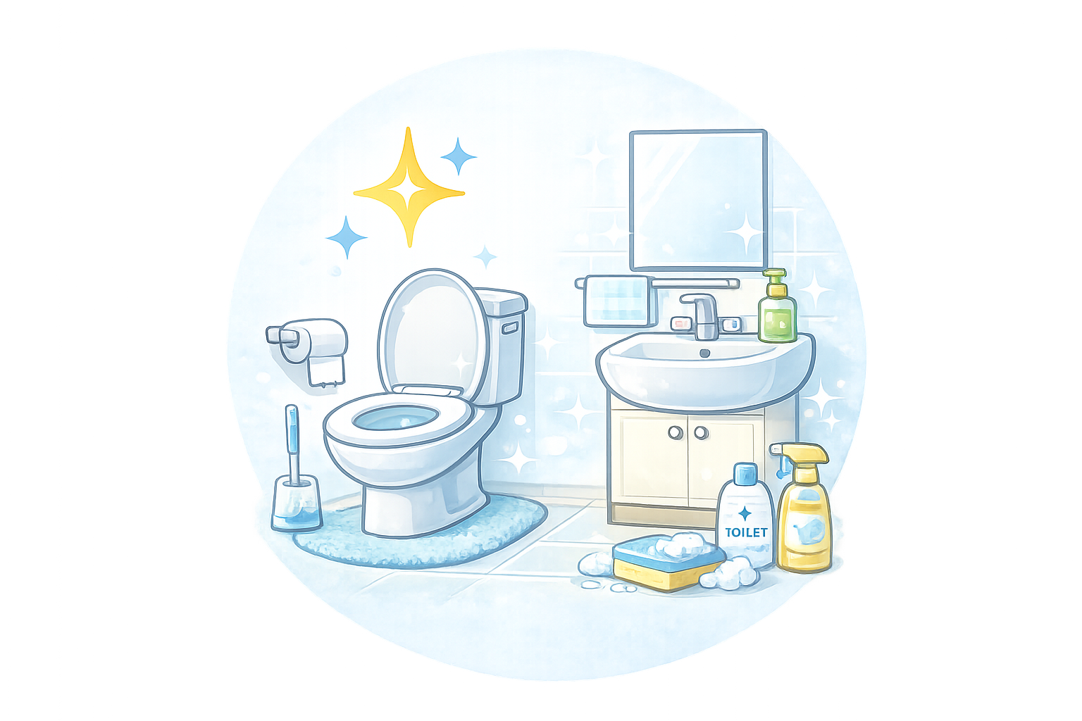 トイレ・洗面クリーニングのアイコン